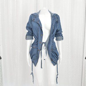 Lightweight Forever 21 Denim Fashion Hoodie